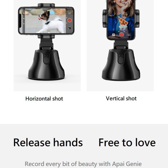 Portable All-in-one Smart Selfie Stick, 360° Rotates Auto Face & Object Tracking - Picture 5 of 12